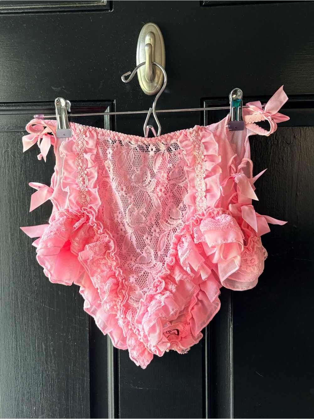 NWOT Sugar Thrillz Bubblegum Pink Ruffle Bloomer Panties Size XL